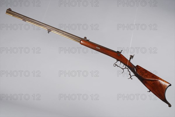 Wilhelm van Kreyfelt, Luxury single-loop disc-shotgun front loader with percussion ignition, shotgun rifle firearm weapon iron