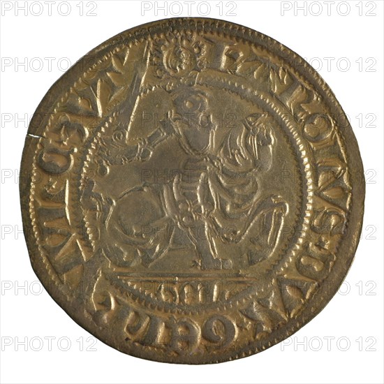 Rijdergoudgulden, Gelderland, Karel van Egmond, z.y., gold gulden coin money swap money found gold, KAROLVS. DVX. GELR - IVL. C