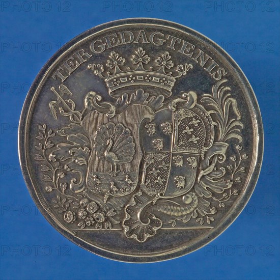Gijsbert van Moelingen, Medal on the 25th wedding anniversary of Johan Verstolk and Magdalena van Royen on May 28, 1768, wedding