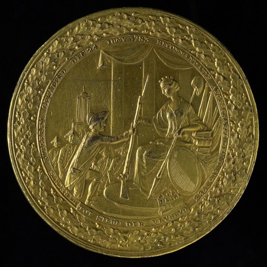 Medal on the reinforcement of the bourgeoisie, abolition of stadholder's recommandations and the release of city councils