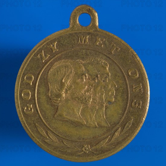 Willem Pauwels en Zoon, Sign at the Oranjefeest in The Hague, bearer penny identification bearer copper, portrayals of King