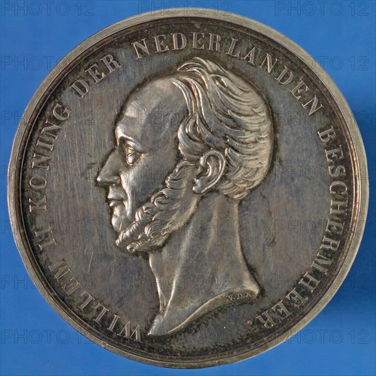 David van der Kellen, Price medal in honor of King William II as patron of the Royal Dutch Yacht Club, price medal penning