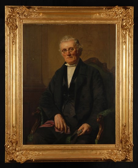 Jacob Spoel, Portrait of Johannes de Haaij, portrait painting footage linen oil painting wood canvas, Standing rectangular