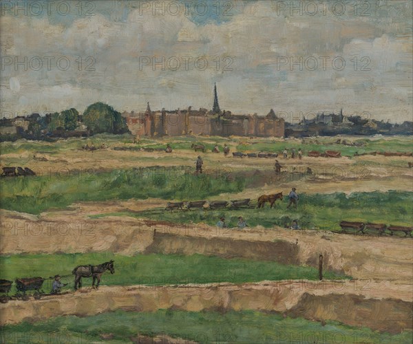 Hendrik van Randwijk, Expansion Rotterdam after World War I: construction Middellandplein with in background station DP