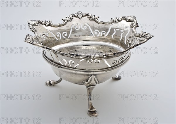 Silversmith: Douwe Eysma, Silver pipe bowl, smoking chamber stove smokeware silver, smoke lighting