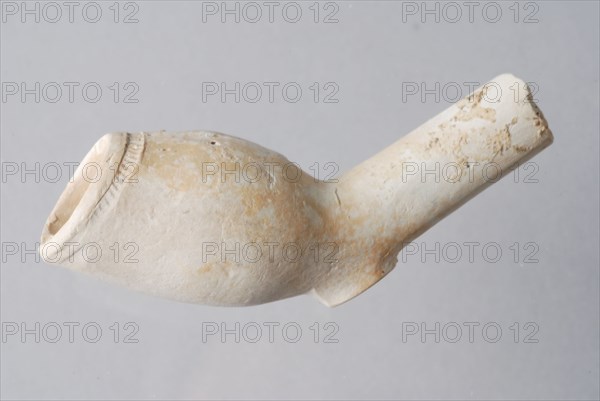 Hendrick Jansz., Clay pipe, unnoticed, from the waste from Rotterdam pipe making, clay pipe smoking equipment smoke floor