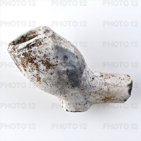 Hendrick Jansz., Clay pipe, marked, with smooth handle, clay pipe smoking equipment smoking floor found ceramic pottery, pressed
