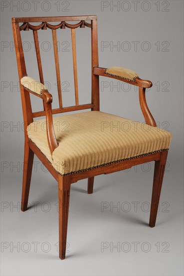 Eggshade Louis Seize armchair, armchair seat furniture furniture interior design wood elm wood velvet brass, Three spine