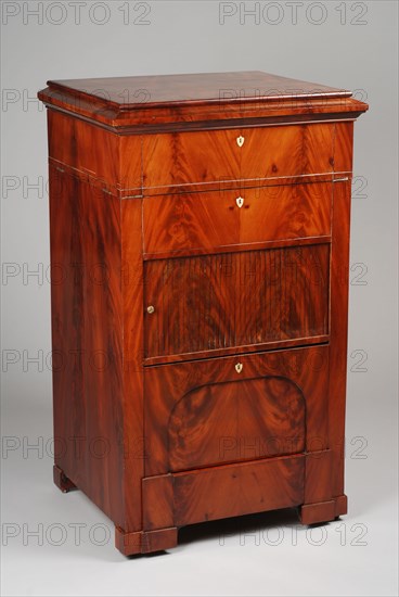 Biedermeier wash cabinet, chest of drawers cupboard cabinet furniture furniture interior design wood oak mahogany leg brass