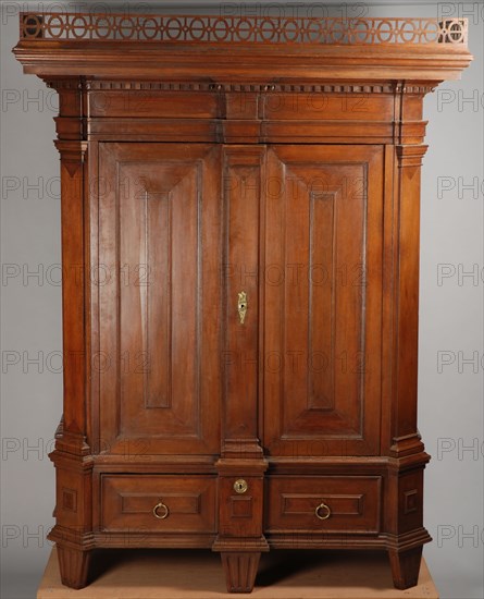 Oak Louis Seize two door cabinet, cabinet cabinet furniture furniture interior design wood oak brass, Oak classicist two-door