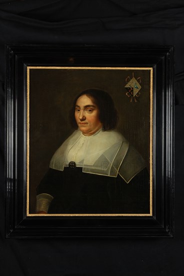 copy after: Michiel Jansz. van, Portrait of Maria van Reigersberch, portrait painting footage linen oil painting, Standing