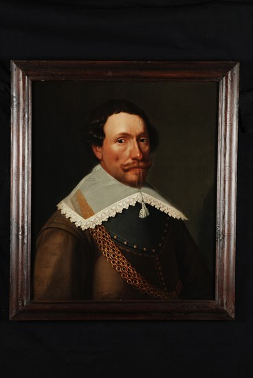 copy after: engraving of A. Blotelingh, Portrait of Witte Cornelisz. De With (1599-1658), portrait painting footage wood oil