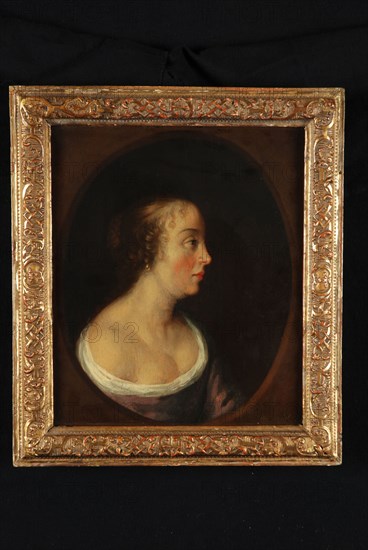 Samuel van Hoogstraten (?), Portrait of Geertruyd van der Hey, portrait painting footage wood oil, Standing rectangular portrait