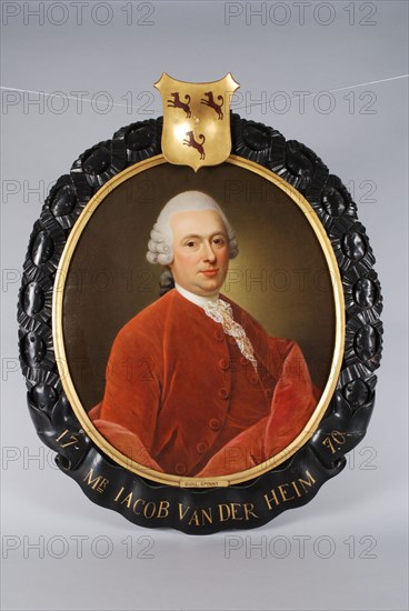 Guillaume de Spinny, Portrait of Jacob van der Heim or Heym (1727-1799), administrator of the VOC between 1770 and 1795