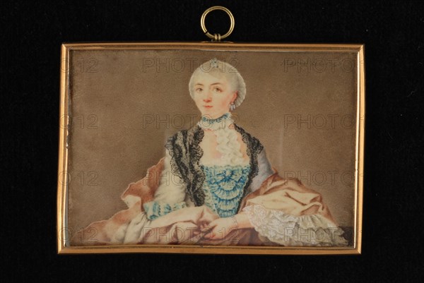 Joseph Marinkel, Portrait miniature by Suzanna Libertina Radermacher-Boogaert, portrait miniature painting footage paint