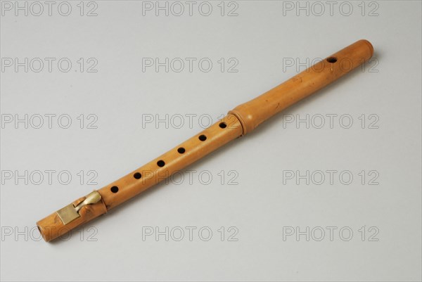 Martin (?), Simple wooden (palm wood?) Flute or piccolo from three parts, flute flute aetrophone musical instrument acoustic