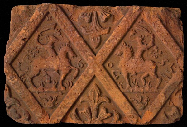 Hearthstone, from Antwerp Belgium, without frame, with two knights on horseback, hearth stone fireplace soil foundry brick 10.5