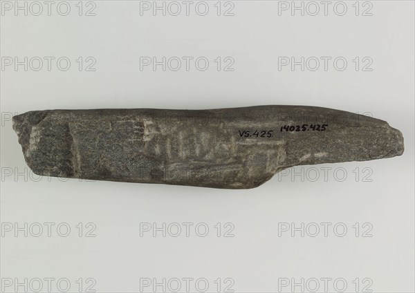 Gray sharpening stone, elongated slate, sharpening stone tool kit soil find slate stone, minced chopped Grindstone