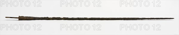 Blade of ornamental sword from the seventeenth century, ornamental sword sword weapon weapon soil found iron metal, archeology