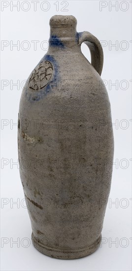 Stoneware mineral water bottle on stand, arched model, stamped mark, mineral pitcher pitcher pitcher product packaging container