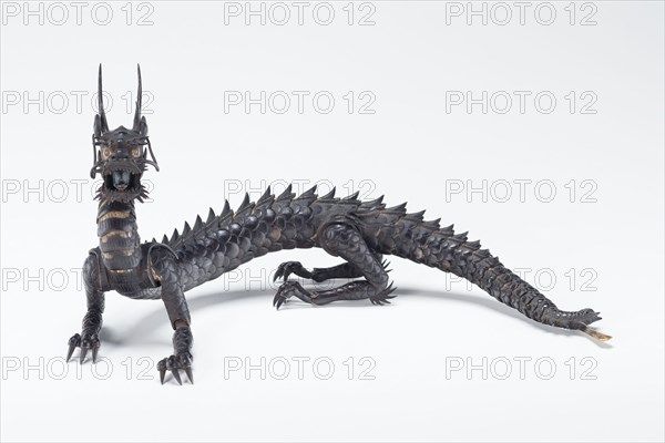 Articulated Dragon, c. 1880, Myochin School, Japanese, active late 19th century, Japan, Wrought iron