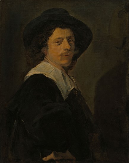 Portrait of an Artist, 1644, Follower of Frans Hals, Dutch, 1582/83-1666, Holland, Oil on canvas, 82.6 × 64.8 cm (32 1/2 × 25 1/2 in.)