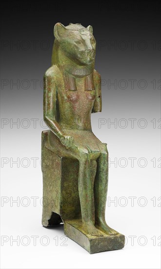 Statuette of the God Horus, Son of Wedjat, Ptolemaic Period (305–30 BC), Egyptian, Egypt, Bronze, 25.4 × 13.7 × 6.4 cm (10 × 5 3/8 × 2 1/2 in.)
