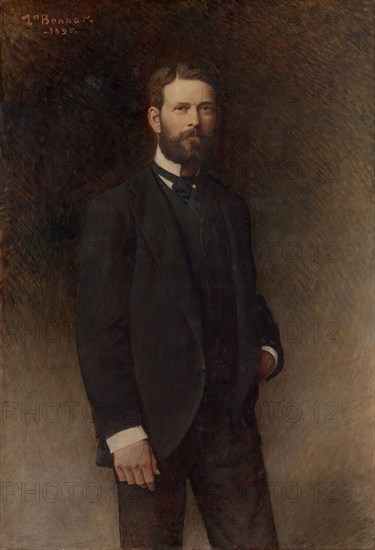 Portrait of Henry Field, 1896, Léon Joseph Florentin Bonnat, French, 1833/34-1923, France, Oil on canvas, 3/4 length, 51 1/2 × 35 1/4 in.