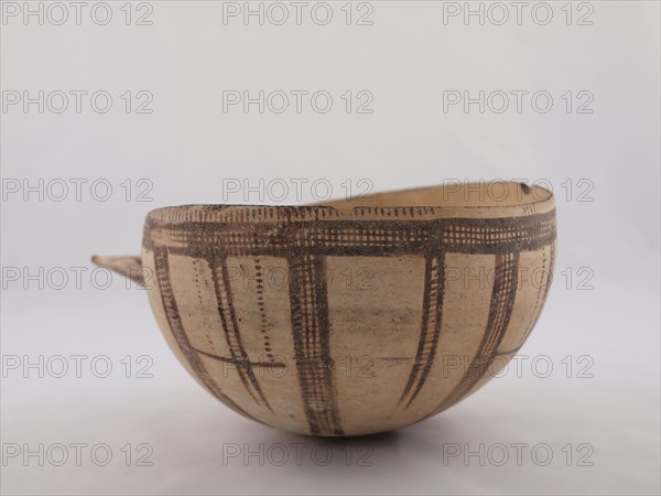 Bowl, Late Bronze Age, 1450/1200 BC, Cypriot, Cyprus, Cyprus, terracotta, 11 × 23 × 18 cm (4 1/4 × 9 3/8 × 7 1/8 in.)