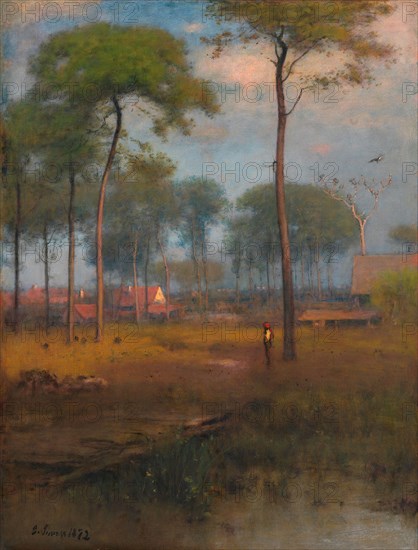 Early Morning, Tarpon Springs, 1892, George Inness, American, 1825–1894, United States, Oil on canvas, 107.2 × 82.2 cm (42 3/16 × 32 3/8 in.)
