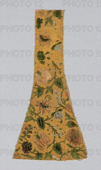 Fragment, 1650/1700, Italy, Cisele voided cloth velvet, 43 x 21.3 cm (16 15/16 x 8 3/8 in.)