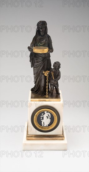 Venus and Cupid, 1775/1800, Wedgwood Manufactory, England, founded 1759, Burslem, Bronze, marble, stoneware, Diameter: 5.6 cm (2 3/16 in.)