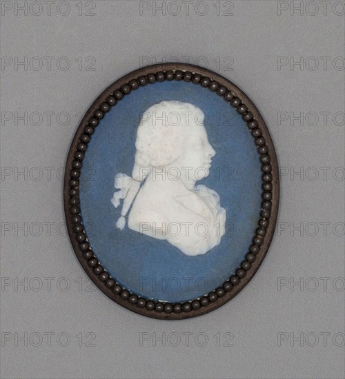 Plaque with Portrait of Prince Edward, Duke of Kent, Late 18th century, Wedgwood Manufactory, England, founded 1759, Burslem, Stoneware (jasperware), 4.8 × 4 × 0.6 cm (1 7/8 × 1 9/16 × 1/4 in.)