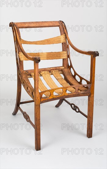 Armchair (one of two), c. 1830, Northern Europe, Northern Europe, Wood, possibly cherry, 88.9 x 49.5 x 68.6 cm (35 x 19 1/2 x 27 in.)