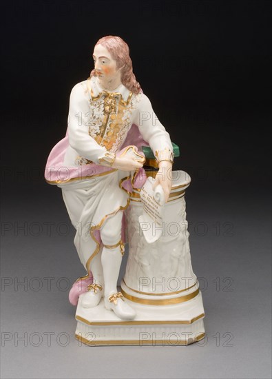John Milton, 1811/48, Bloor Derby Porcelain Manufactory, England, 1811-1848, Derby, Soft-paste porcelain, polychrome enamels and gilding, H. 25.4 cm (10 in.)