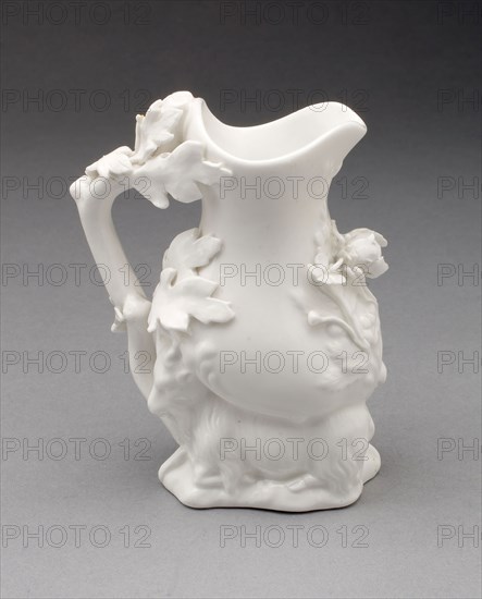 Goat and Bee Cream Jug, c. 1830, Coalport and Coalbrookdale Porcelain Factory, English, founded 1796, Coalport, Porcelain, 10.2 cm (4 in.)