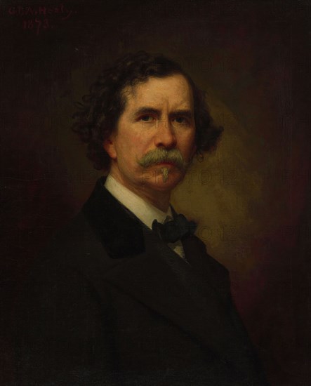 Self-Portrait, 1873, George Peter Alexander Healy, American, 1813–1894, United States, Oil on canvas, 78.2 × 65.4 cm (30 7/8 × 25 3/4 in.)