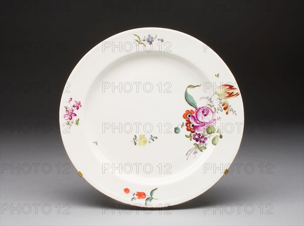 Plate, Early 19th century, Netherlands, Amsterdam, Amsterdam, Porcelain with polychrome enamel decoration, H. 2.9 cm (1 1/8 in.), diam. 23.2 cm (9 1/8 in.)