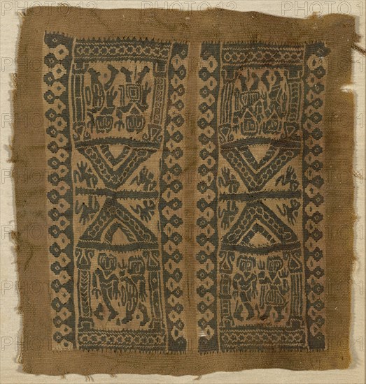 Square, Arab period (641–969)/Fatimid period (969–1171), 9th/10th century, Coptic, Egypt, Egypt, Linen and wool, slit tapestry weave, 24.1 × 24.1 cm (9 1/2 × 9 1/2 in.), The Vale of Clyde, 1898, David Young Cameron, Scottish, 1865-1945, Scotland, Etching on ivory laid paper, 176 x 305 mm (image/plate), 230 x 355 mm (sheet)