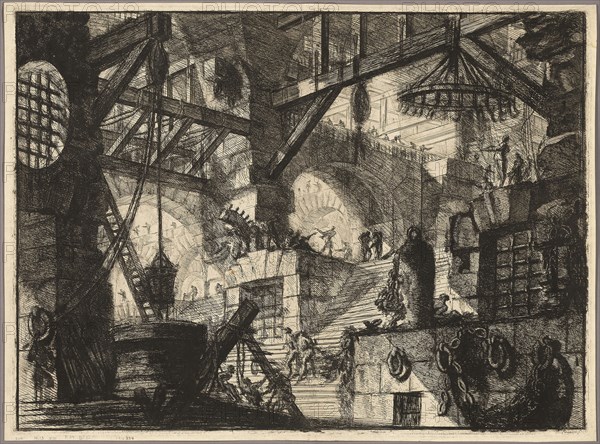 The Well, plate 13 from Imaginary Prisons, 1761, Giovanni Battista Piranesi, Italian, 1720-1778, Italy, Etching and engraving on heavy ivory laid paper, 400 x 544 mm (image), 406 x 550 mm (plate), 418 x 565 mm (sheet), Sketchbook No. 2 (L’Estaque), 1875–86, Paul Cézanne, French, 1839-1906, France, Graphite and pen and ink drawings on paper, bound into a book, 124 × 217 mm
