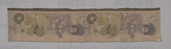 Square, 19th century, Ukraine, Ukraine, Linen, drawn work and embroidered, 42.9 x 191.8 cm (16 7/8 x 75 1/2 in.)