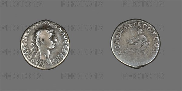 Denarius (Coin) Portraying Emperor Trajan, AD 98/99, Roman, minted in Rome, Roman Empire, Silver, Diam. 1.8 cm, 2.87 g