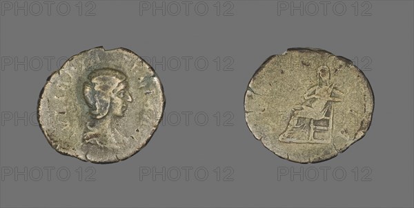 Denarius (Coin) Portraying Empress Julia Domna, AD 211/217, Roman, minted in Rome, Roman Empire, Silver, Diam. 2 cm, 2.83 g