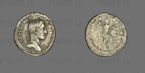 Denarius (Coin) Portraying Emperor Severus Alexander, AD 228/231, Roman, minted in Rome, Roman Empire, Silver, Diam. 2 cm, 3.05 g