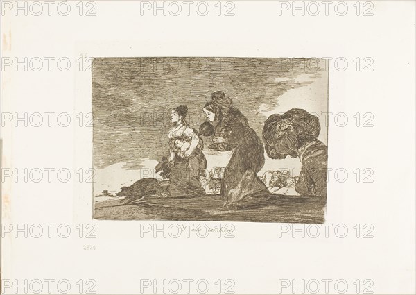 And this too, plate 45 from The Disasters of War, 1812/15, published 1863, Francisco José de Goya y Lucientes, Spanish, 1746-1828, Spain, Etching, aquatint or lavis, drypoint and burin on ivory wove paper with gilt edges, 134 x 193 mm (image), 162 x 220 mm (plate), 240 x 340 mm (sheet)