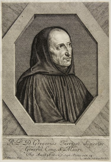 Dom Jean-Grégoire Tarisse, n.d., Jean Morin, French, c. 1590-1650, France, Engraving and etching on paper, 311 × 212 mm (sheet, trimmed within platemark)