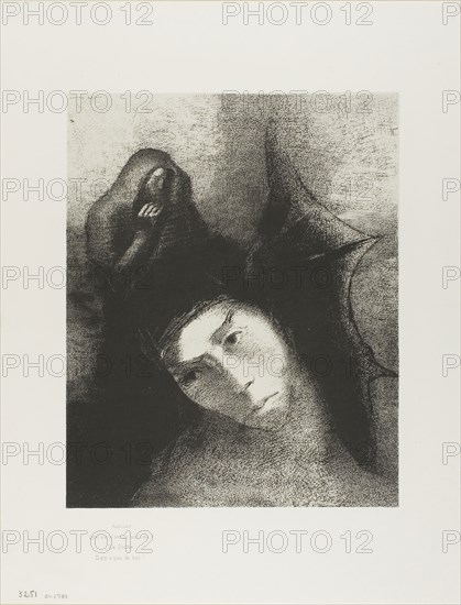 Anthony: What is the object of all this? The Devil: There is no object!, plate 18 of 24, 1896, Odilon Redon, French, 1840-1916, France, Lithograph in black on ivory China paper laid down on ivory wove paper, 310 × 256 mm (image), 311 × 255 mm (chine), 452 × 349 mm (sheet), Lives of the Emperors and the Caesars (Imperatorum et Caesarum Vitae), 1534, Hans Weiditz, II (German, c.1495-c.1536), written by Johann Huttich (German, c.1480-1544), printed by Wolfgang Köpfel (German, 1522-1554), Germany, Book with woodcuts in black on cream laid paper, 195 × 144 × 25 mm, Description of the Festivities in Florence for the Canonization of Saint Andrea Corsini (Descrizion delle Feste Fatte in Firenze per la Canonizzazione di S.to Andrea Corsini), 1632, Stefano della Bella (Italian, 1610-1664), written by Benedetto Buommattei (Italian, 1581-1647), printed by Zanobi Pignoni (Italian, 17th century), Italy, Book with twenty-one etchings in black on ivory laid paper, 215 x 160 x 14 mm, The Tragedy of Sul...