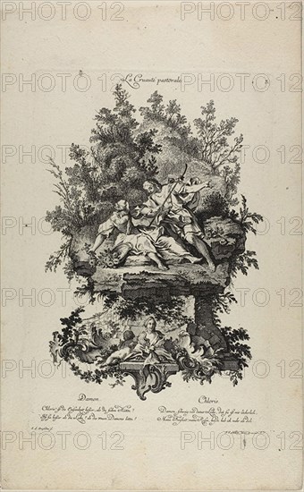 Pastoral Cruelty, n.d., Johann Lorenz Rugendas I (German, 1730-1799), after Charles Eisen (French, 1720-1778), Germany, Etching on ivory laid paper, 290 x 191 mm (plate), 386 x 241 mm (sheet)