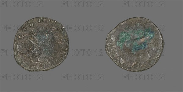 Antoninianus (Coin) Portraying Emperor Gallienus, AD 260/268, Roman, Roman Empire, Billon, Diam. 1.9 cm, 3.73 g