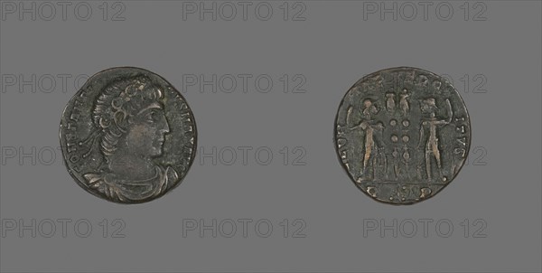 Coin Portraying Emperor Constantine I, AD 333/335, Roman, minted in Rome, Roman Empire, Bronze, Diam. 1.6 cm, 2.85 g